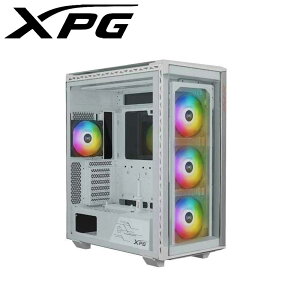 XPG BATTLECRUISER II�X�[�p�[�~�h���^���[PC �P�[�X �z���C�g XPG 4�ʃK���X�p�l�� Extended ATX / ATX / Micro ATX / Mini-ITX BATTLECRUISERIIST-WH