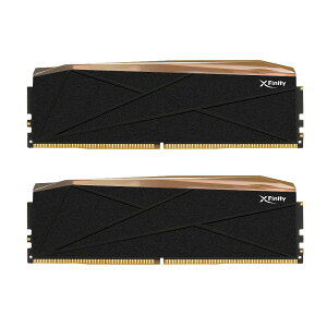 V-Color XFinity RGB Series O CU-DIMM DDR5-8000 W[ 24GB×2g For InteliBlack+Goldj TMXFCL2480838KGK