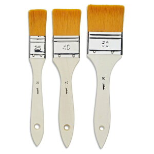 �y�x�I ���@���� 3�{�Z�b�g(25mm/40mm/50mm) 952502 pebeo Pouch of short-sleeved brushes in gold polyamide