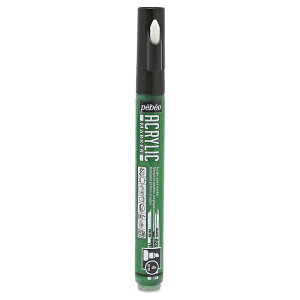 �y�x�I �A�N�����b�N�}�[�J�[4mm�`�Y�� �O���[�� 205923 pebeo ACRYLIC MARKER MEDIUM ANGULAR TIP 4 MM GREEN