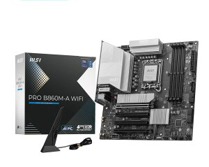 MSIbGGXAC MSI PRO B860M-A WIFI }U[{[h Intel Core Ultra 200SiLGA1851jΉ PROB860M-AWIFI
