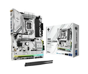 ASRockbAXbN ASRock B860 Steel Legend WiFi }U[{[h Intel Core Ultra 200SiLGA1851jΉ B860STEELLEGENDWIFI