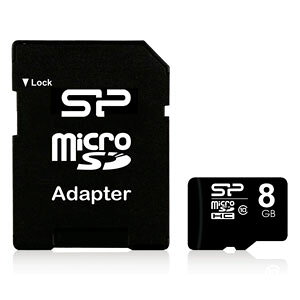 Silicon PowerbVRp[ microSDHC[J[h 8GB Class10 SP008GBSTH010V10SP microSDHC Class10
