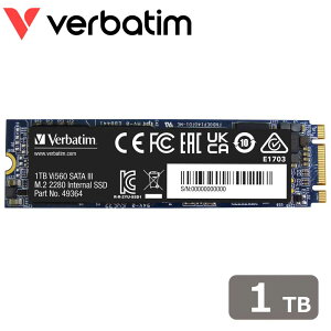 Verbatimbo[xC^ yKizVerbatim SSD Vi560 SATA 3.0 M.2 2280 1TB 49364-J