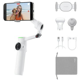 Insta360 スマートフォン用ジンバル「Insta360 Flow 2 Pro」クリエイターキット （サミット・ホワイト） CINSABQB-FLOW205