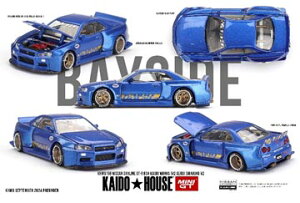 MINI-GT 1/64 Nissan XJCC GT-R R34 Kaido Works (V2 GA) SHINJUKU V2(Enh)yKHMG158z ~jJ[