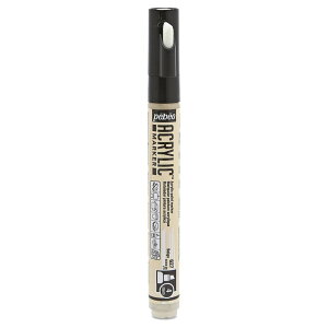 �y�x�I �A�N�����b�N�}�[�J�[4mm�`�Y�� �x�[�W�� 205927 pebeo ACRYLIC MARKER MEDIUM ANGULAR TIP 4 MM BEIGE