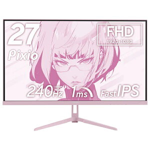 PixiobsNVI Q[~OtfBXvC(27^/Fast IPS/FullHD 1920×1080/240Hz/1ms/HDR/HDMI2.0/DP1.4/VESA/2Nۏ؁Ehbgۏ)(pXesN) PX279WAVE PX279WAVEK-PW