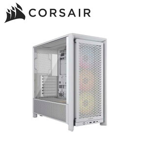 CORSAIRbRZA PCP[X ~h^[ FRAME 4000D RS ARGB Mid-Tower WhiteizCgj CC-9011297-WW