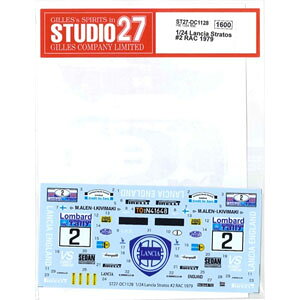 X^WI27 1/24 Lancia Stratos 2 RAC 1979inZKΉj fJ[yDC1128z fJ[