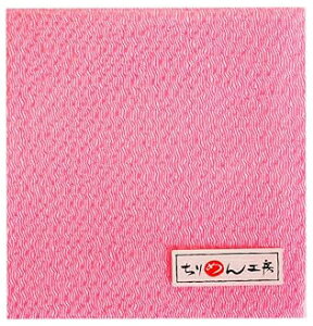NBK ちりめんカットクロス 23×33cm(無地・桃色) CMN52