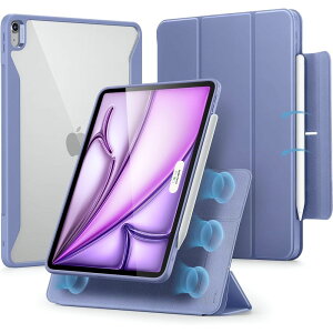 ESR iPad Air 13C` (M3/2025)(M2/2024jp cu/uX^hPencilΉ O\}OlbgJo[ Rebound Hybrid 360 iPad Air 13 M2 - Lavenderix_[j ESR560