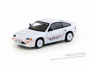 ^[}bN[NX 1/64 HONDA Ballade Sports MUGEN CR-X PRO WhiteyT64G-TL058-WHz ~jJ[