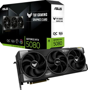 ASUSbGCX[X ASUS TUF Gaming GeForce RTX 5080 16GB GDDR7 OC Edition / NVIDIA PCI Express 5.0 OtBbNX{[h TUF-RTX5080-O16G-GAMING
