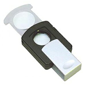 ミザール LEDライト付スライド式ルーペ「RM-329P」(倍率4倍/6倍) RM-329P MIZAR ライトルーペ RM-329P