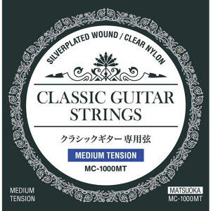}cIJ NVbNM^[iSILVERPLATED WOUND/CLEAR NYLON/MEDIUM TENSIONj MC-1000MT MATSUOKA