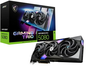 MSIbGGXAC MSI GeForce RTX 5080 16G GAMING TRIO OC / PCI Express 5.0 OtBbNX{[hiubNj 5080GAMINGTRIO