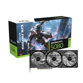 玄人志向 GALAKURO GAMING NVIDIA GeForce RTX 5080 GDDR7 16GBメモリ搭載 / PCI Express 5.0 グラフィックスボード GG-RTX5080-E16GB/OC/TP