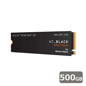 Western DigitalbEGX^fW^ WD BLACK SN7100 V[Y Q[~O M.2 2280 NVMeڑSSD 500GB WDS500G4X0E
