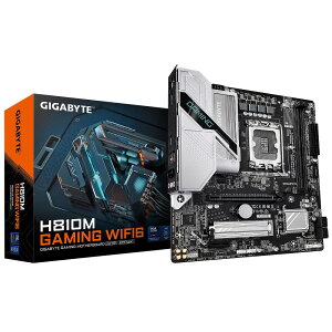 GIGABYTEbMKoCg GIGABYTE H810M GAMING WIFI6 }U[{[hiubNj Intel Core Ultra 200SiLGA1851jΉ H810MGAMINGWIFI6