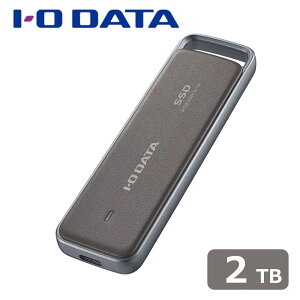 ACEI[Ef[^@bI-O DATA USB 10Gbps iUSB 3.2 Gen2jΉ@ZLeBSSD 2TB SSPR-SUSCV[Y SSPR-SUSC2