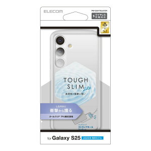 GR Galaxy S25p P[X \tg Jo[ Ռz ^ JYی݌v CX[d Xgbvz[t Xgbvz[V[gt TOUGH SLIM LITEiNAj PM-G251TSLUCCR