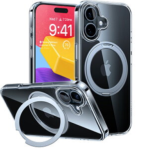 TORRAS�i�g���X�j iPhone16�p 360°��]���[���}�C Ostand Pro�i�N���A�j X00FX1778