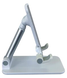 デジタルランド 折り畳み式スマホスタンド（ホワイト） DL-YU185WH