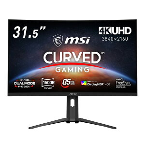 MSI�b�G���G�X�A�C �Q�[�~���O�t���f�B�X�v���C(31.5�^/�Ȗʌ^/RAPID VA/4K UHD 3840×2160/FHD320Hz�E4K 160Hz/0.5ms)(�u���b�N) CURVED GAMING MAG-321CUPDF