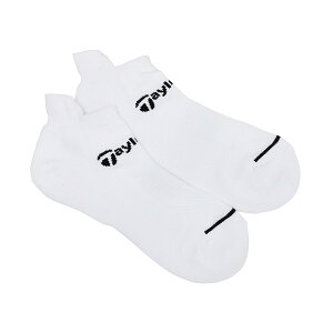 e[[Ch M x[VbN AN\bNXiWHITEETCYF25`27cmj TM25SS-UN568-WH TaylorMade M BASIC ANKLE SOCKS St