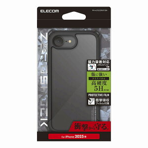 GR iPhone 16ep P[X nCubh Jo[ Ռz JYی݌v ^XebJ[t Xgbvz[t wʃNA dx5H tBt ZEROSHOCKiubNj PM-A25SZEROFCBK