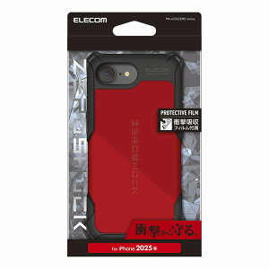 GR iPhone 16ep P[X nCubh Jo[ Ռz JYی݌v Xgbvz[t tBt ZEROSHOCKibhj PM-A25SZERORD