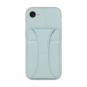NATURALdesign iPhone16e�p �w�ʌ^�P�[�X NICOLA�i�u���[�j IP24SP-NIC03