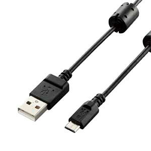 GR JڑpUSBP[u [A to microB] 0.5m 0.5AiubNj DGW-AMBF05BK ELECOM