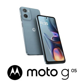 Motorola（モトローラ） moto g05（8GB/128GB）- ミスティブルー（SIMフリー版） PB6N0003JP
