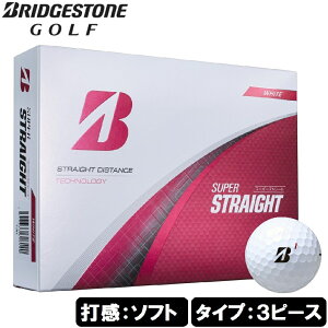 �u���a�X�g���S���t SUPER STRAIGHT 2025�N���f�� �S���t�{�[�� 1�_�[�X 12���� �i�z���C�g�j S-STRAIGHT-25-WH-12P BRIDGESTONE GOLF T5WX �S���t �X�[�p�[�X�g���[�g