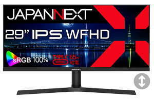 JAPANNEXTbWplNXg tfBXvC(29^/IPS(ADS)/WFHD 2560×1080/75Hz/14ms/HDR10/HDMI1.4/DP1.2/USB TYPE-C/VESA/2Nۏ)(ubN) JN-IPS292WFHDHSPC65W