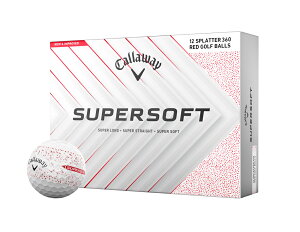 LEFC SUPERSOFT SPLATTER 360 bh St{[ 1_[X 12 SPERSFT25-RDSPLT-12P Callaway St X[p[\tg