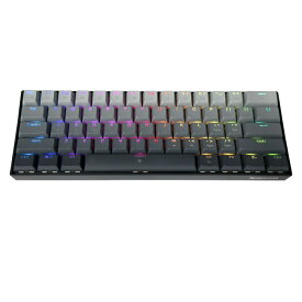 REDRAGON（レッドラゴン） K617 FIZZ 60％ Rapid Trigger ラピッドトリガー対応 ゲーミングキーボード (英語配列) グレー K617GGB-RGB-MTI
