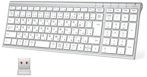 iClever(�A�C�N���o�[) ���C�����X�L�[�{�[�h GKJ22S(�V���o�[�z���C�g) E03-0131J-46