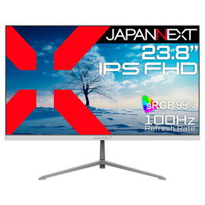 JAPANNEXT�b�W���p���l�N�X�g �t���f�B�X�v���C(23.8�^/IPS(HIS)/�t��HD 1920×1080/100Hz/14ms/HDR10/HDMI2.0/DP1.4/USB Type-C/VESA/2�N�ۏ�)(�z���C�g) JN-IPS238FHD2-C6-W