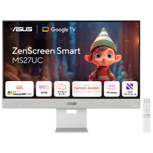 iWݒujASUSiGCX[Xj ZenScreen Smart Monitor (27^4KX}[gj^[) MS27UC `[i[Xer@27^