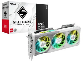 ASRock｜アスロック ASRock Radeon RX 9070 Steel Legend 16G OC グラフィックボード（ホワイト） RX9070SL16GO