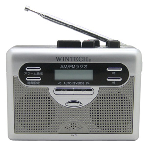 PCT-11R WINTECH ラジオ付テープレコーダー