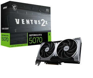 MSIbGGXAC MSI GeForce RTX 5070 12G VENTUS 2X OC / PCI Express 5.0 OtBbNX{[hiubNj 507012GVENTUS2XOC