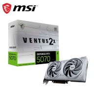MSI｜エムエスアイ MSI GeForce RTX 5070 12G VENTUS 2X OC WHITE / PCI Express 5.0 グラフィックスボー…