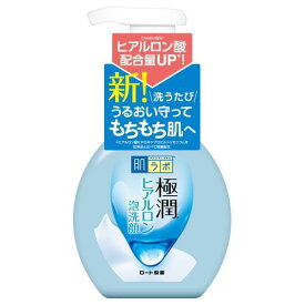 肌ラボ 極潤ヒアルロン泡洗顔 160ml ロート製薬 ゴクジユンヒアルロンアワセンガン