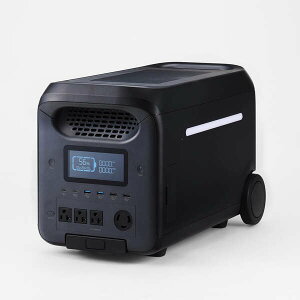 GR |[^ud(ubN)@2560Wh ACRZg3{1@USB-Co͓ DE-PS2500PBK ELECOM@PORTABLE POWER STATION 2500P [DEPS2500PBK]