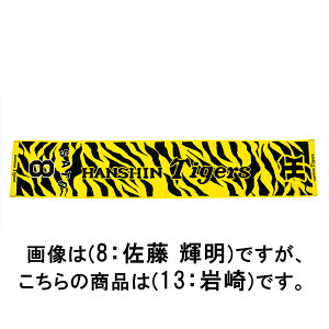 ミズノ 【阪神タイガース公認】応援ジャガードマフラータオル(13:岩崎 優) 12JRXTB613F 【阪神タイガース】 MIZUNO 2025年