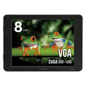 Z`[bCENTURY oCtfBXvC(8^/TN/SVGA 800×600/60Hz/10ms/D-sub)(ubN) RGBj^[ plus one VGA LCD-8000V4